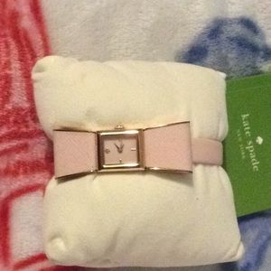Kate Spade Pink Leather Bow Watch